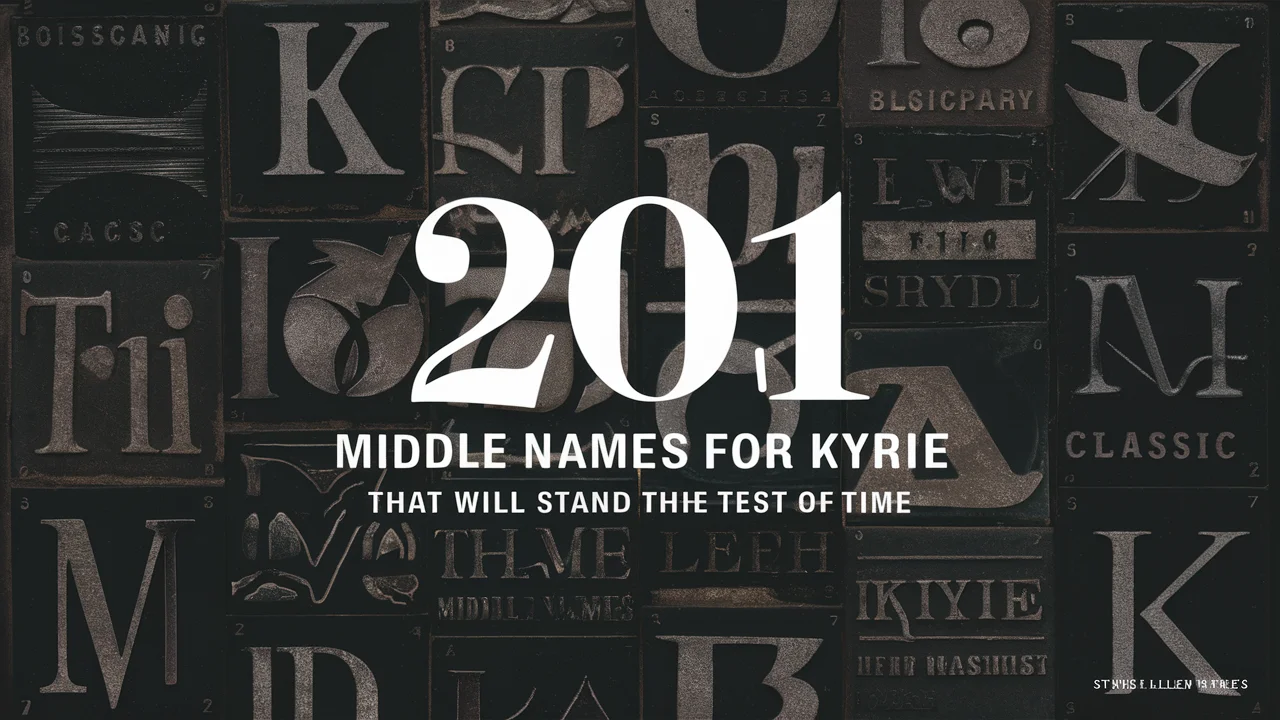 Middle Names for Kyrie that Will Stand the Test of Time