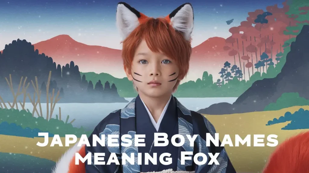 Japanese Boy Names Meaning Fox