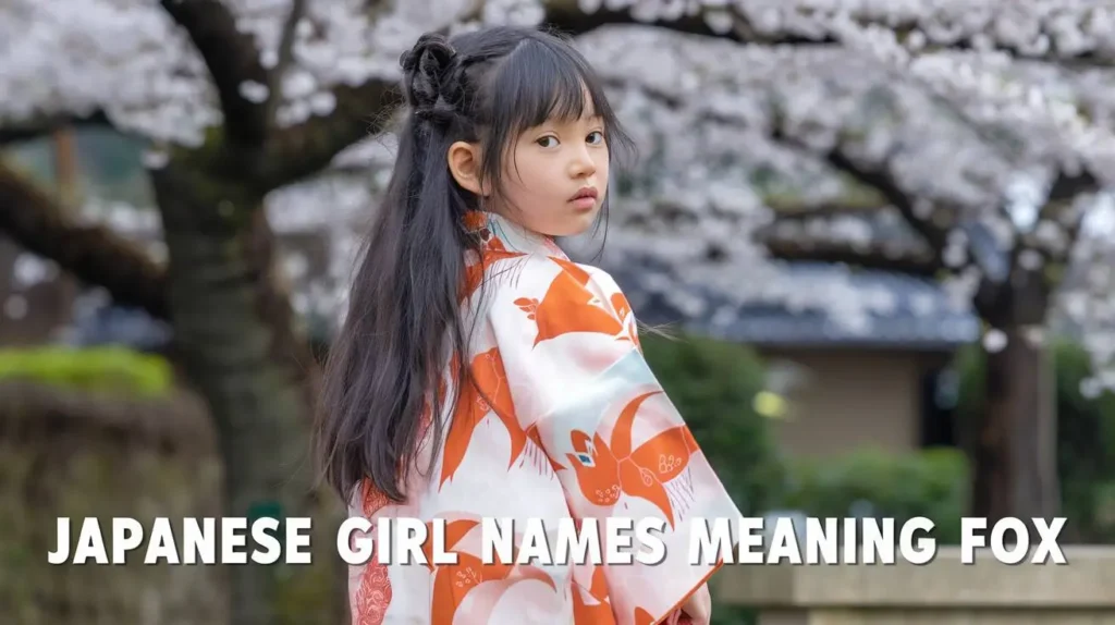 Japanese Girl Names Meaning Fox