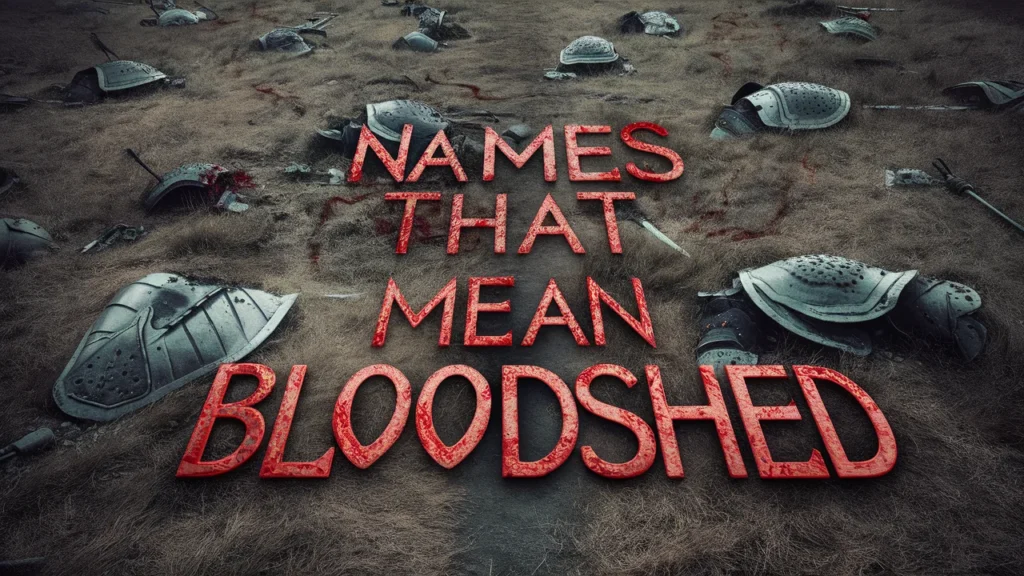 Names That Mean Bloodshed