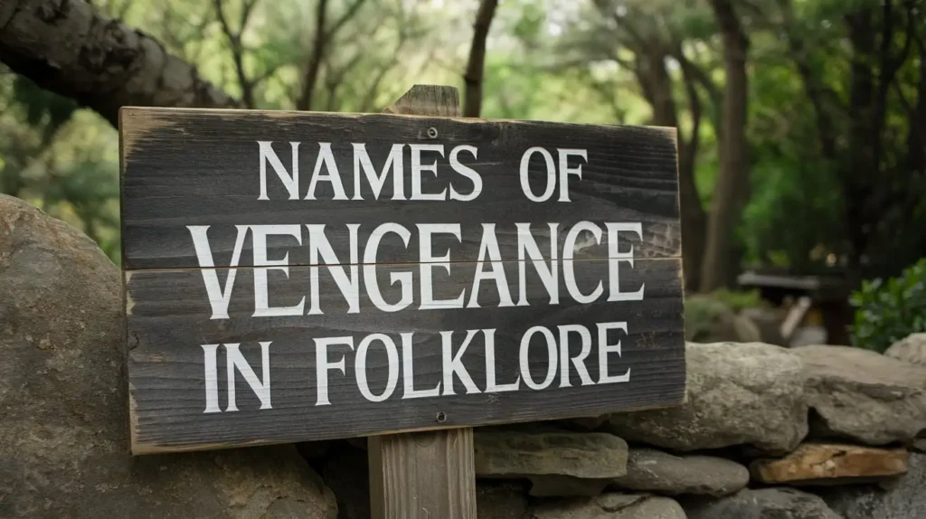 Names of Vengeance in Folklore