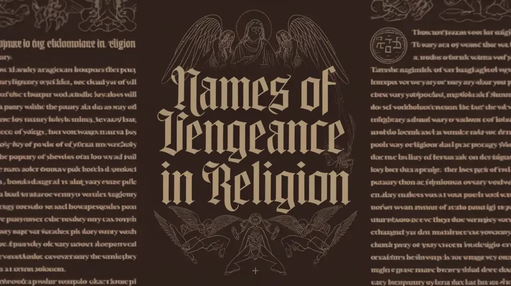 Names of Vengeance in Religion