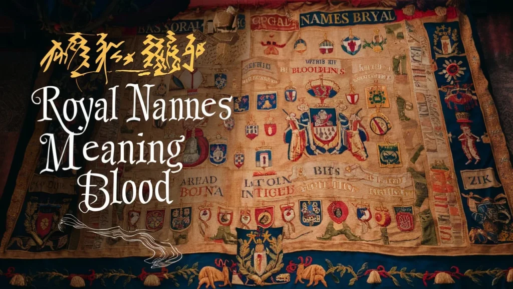 Royal Names Meaning Blood