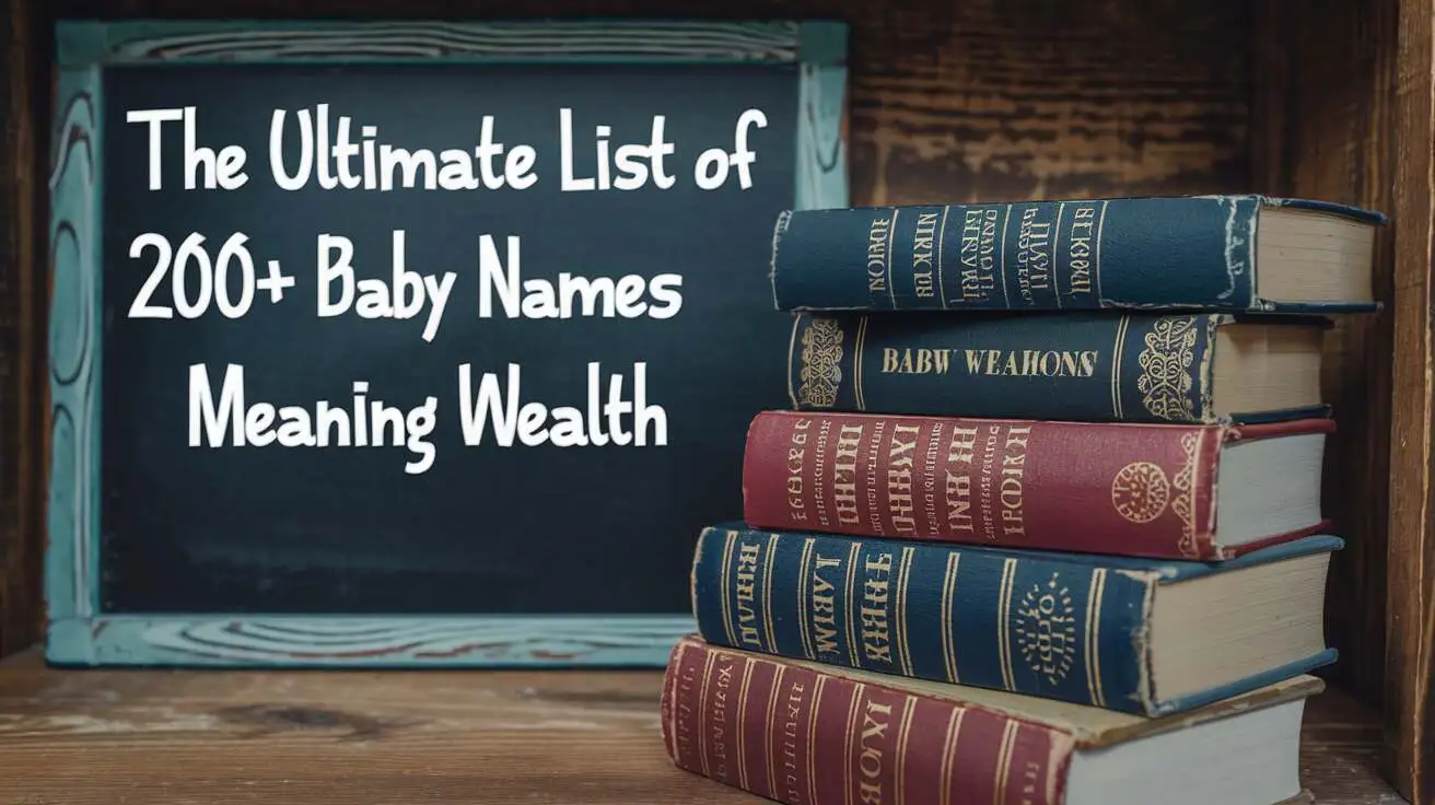 The Ultimate List of 200+ Baby Names Meaning Wealth