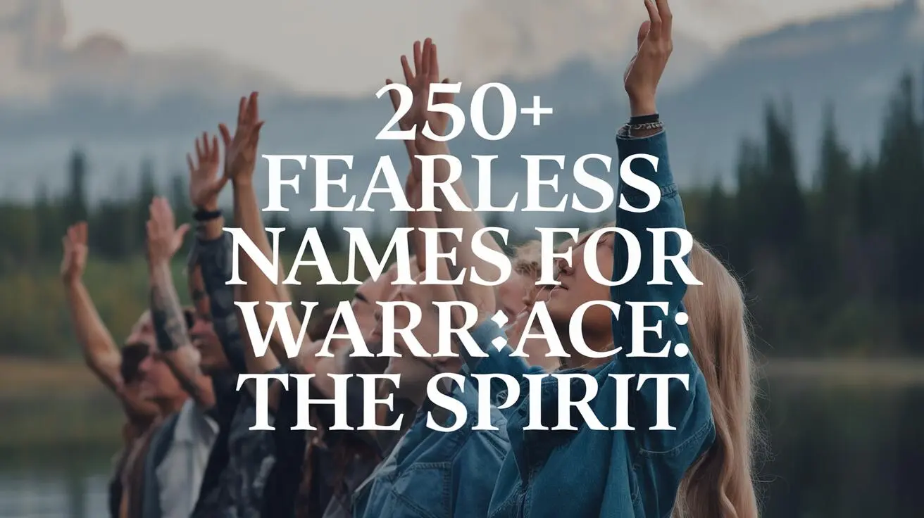 250+ Fearless Names for Warriors: Embrace the Spirit