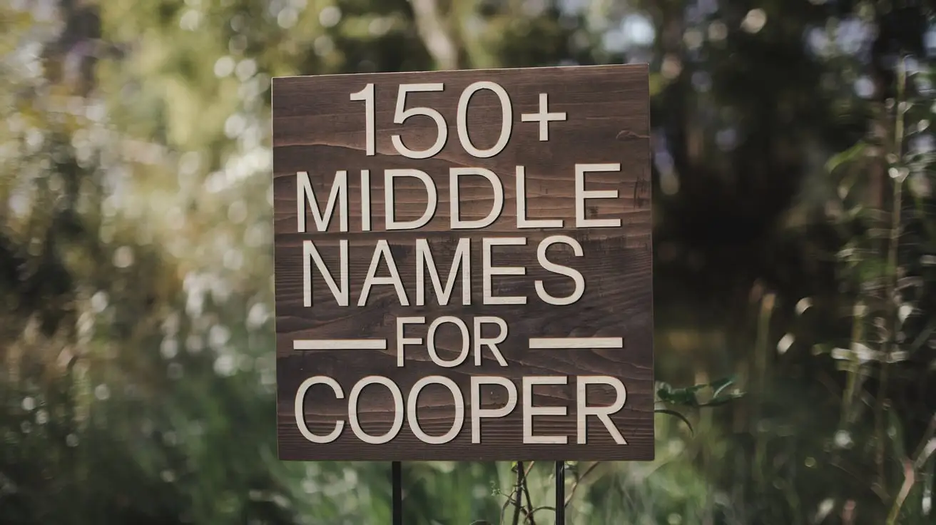 150+ Middle Names for Cooper