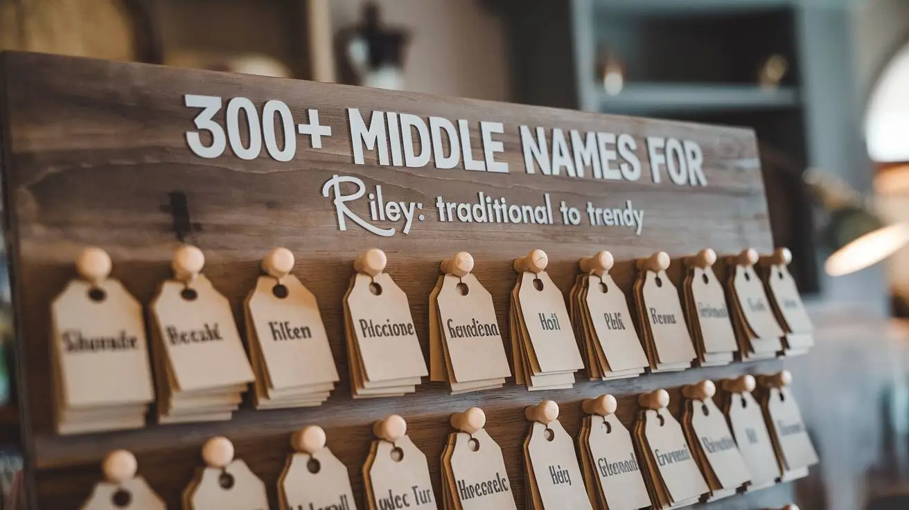 300+ Middle Names for Riley: Traditional to Trendy