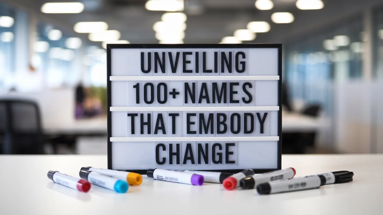 Unveiling Names That Embody Change