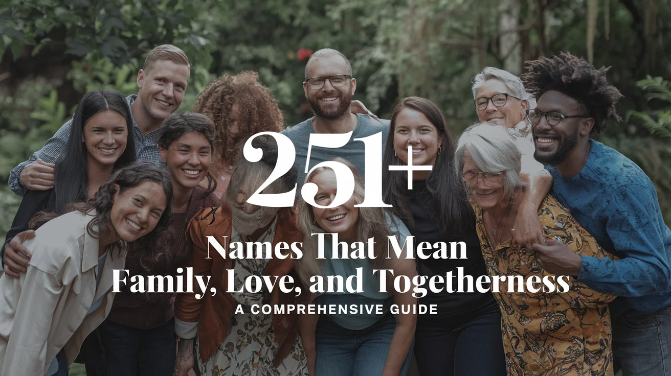 Names That Mean Family