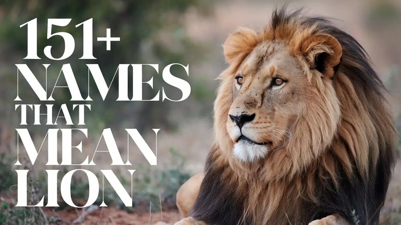 names that mean lion