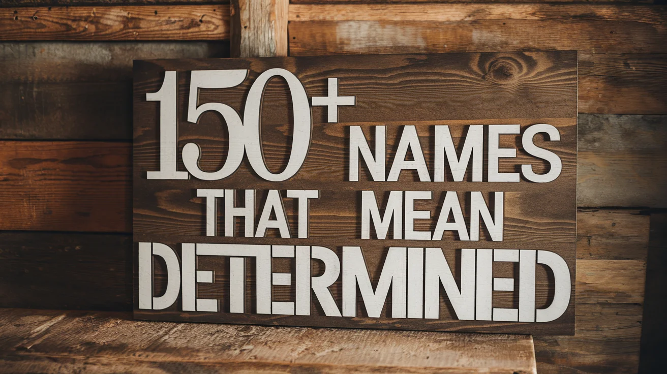 Names That Mean Determined