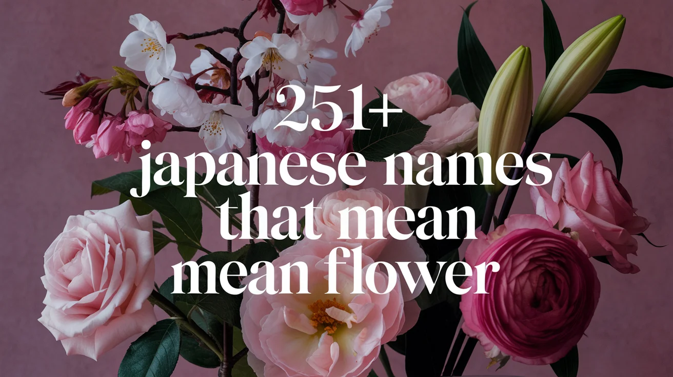 Names That Mean Flower