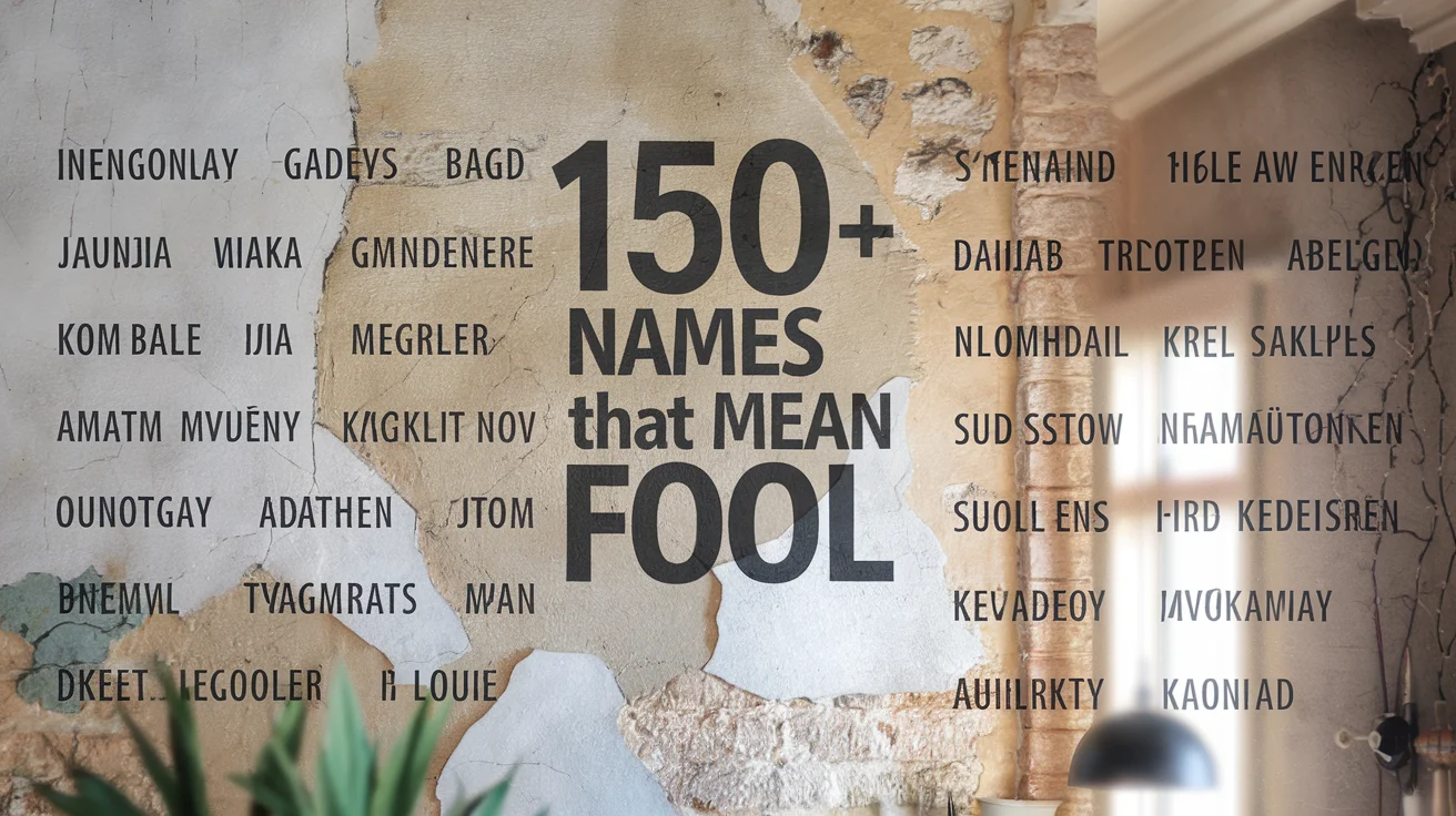 Names That Mean Fool