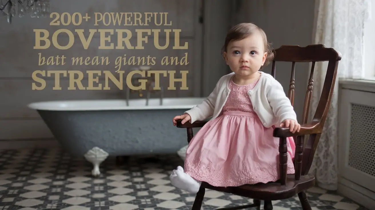 Baby Names That Mean Giant and Strength