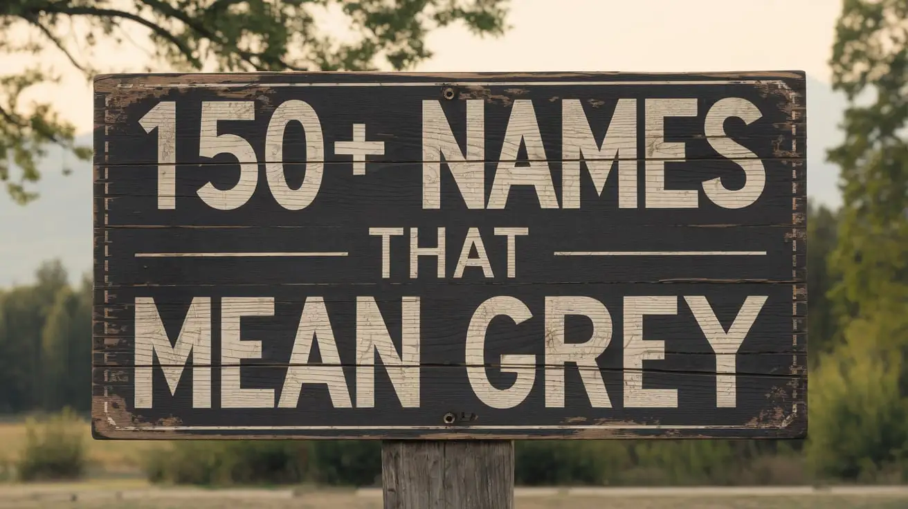 names that mean grey