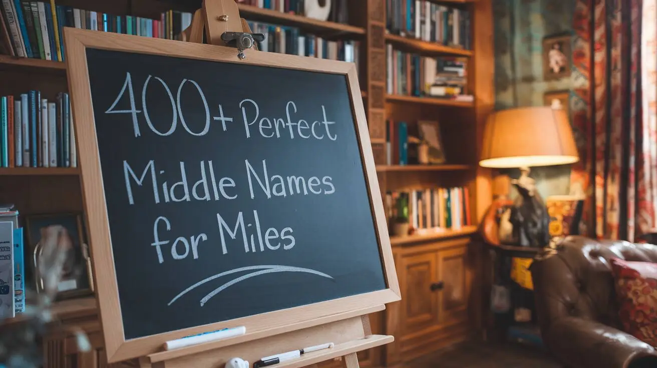 Perfect middle names for Miles, from classic to unique choices, that add charm and style to this timeless first name.