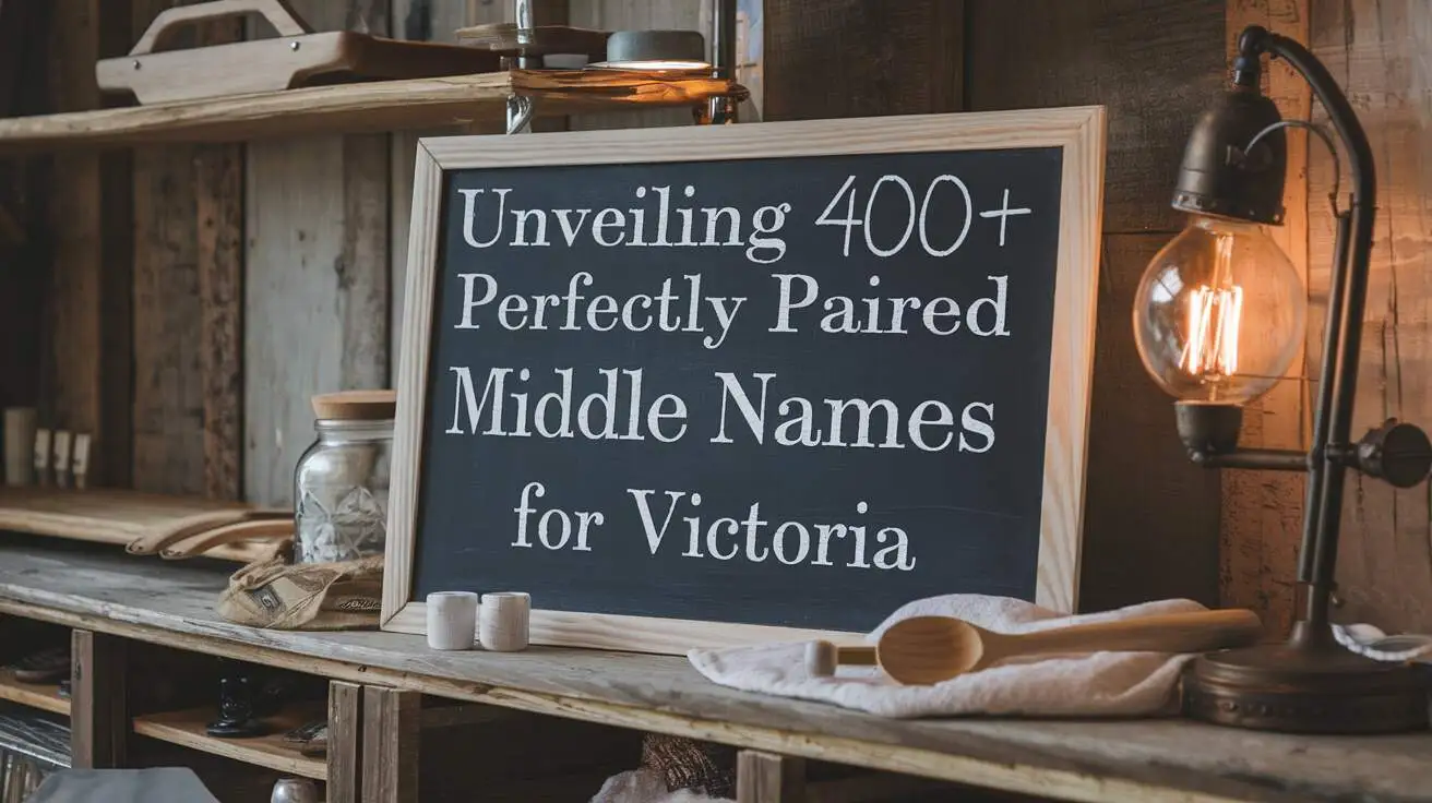 Perfectly Paired Middle Names for Victoria