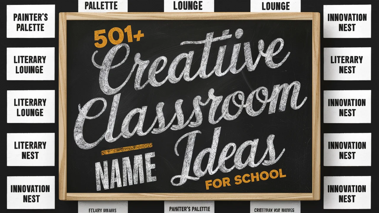 Classroom Name Ideas