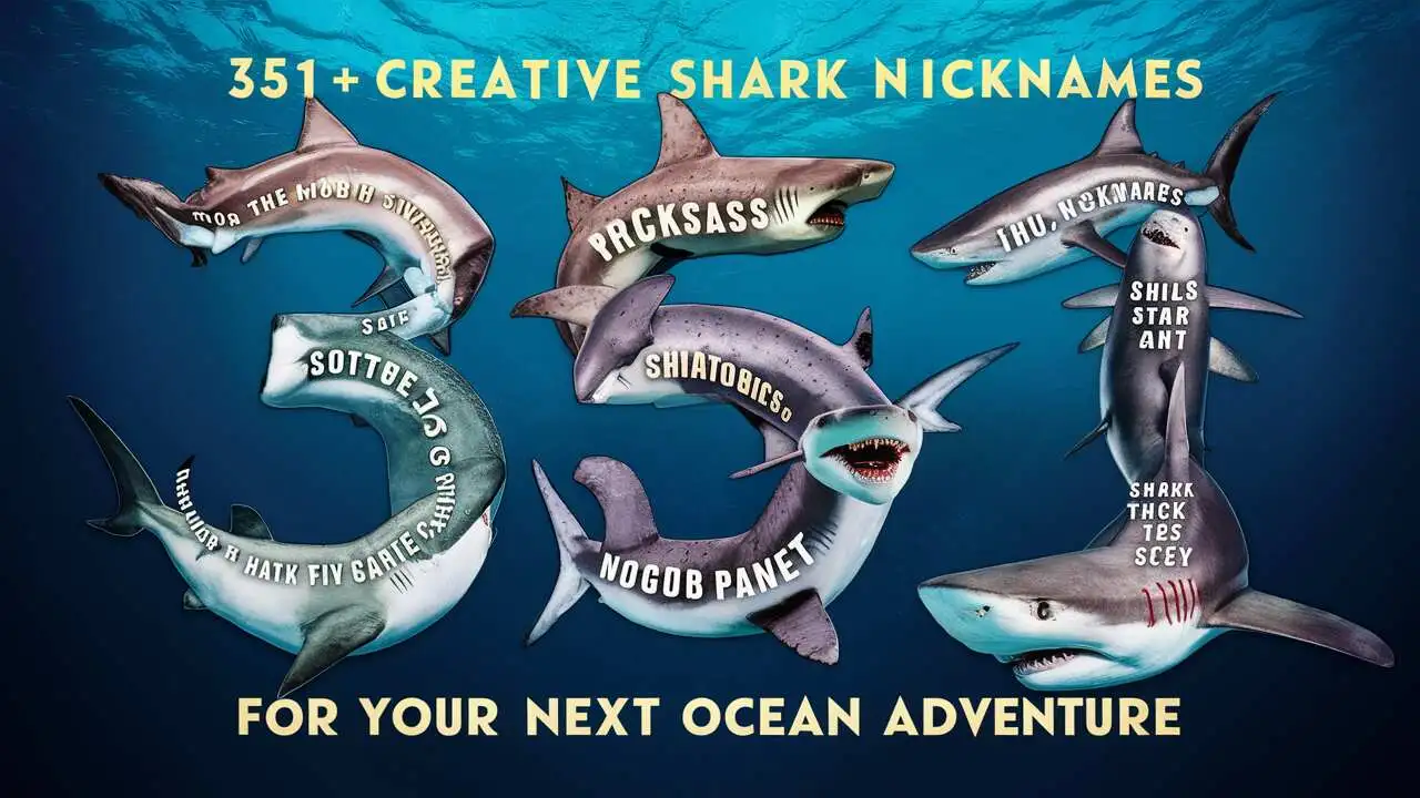 Creative Shark Nicknames for Your Next Ocean Adventure