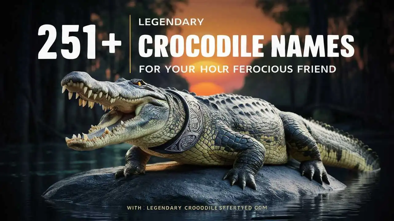 Legendary Crocodile Names for Your Ferocious Friend"