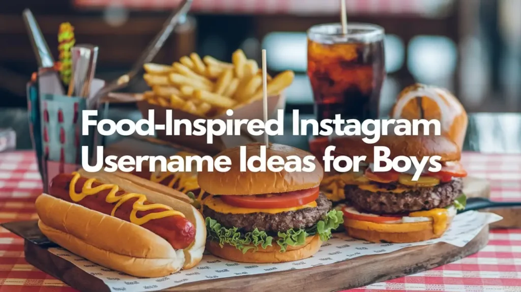 Food-Inspired Instagram Username Ideas for Boys