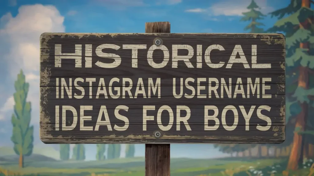 Historical Instagram Username Ideas for Boys