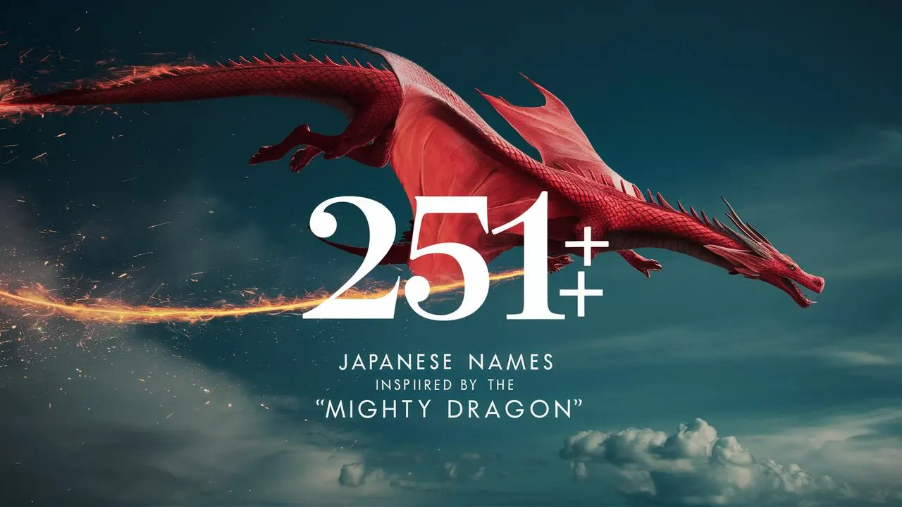 Japanese Names Inspired by the “Mighty Dragon”