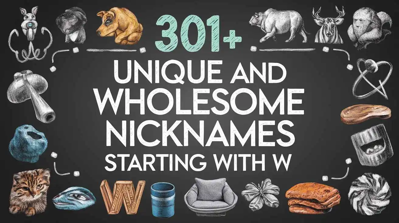 "301+ Unique and Wholesome Nicknames Starting with W"