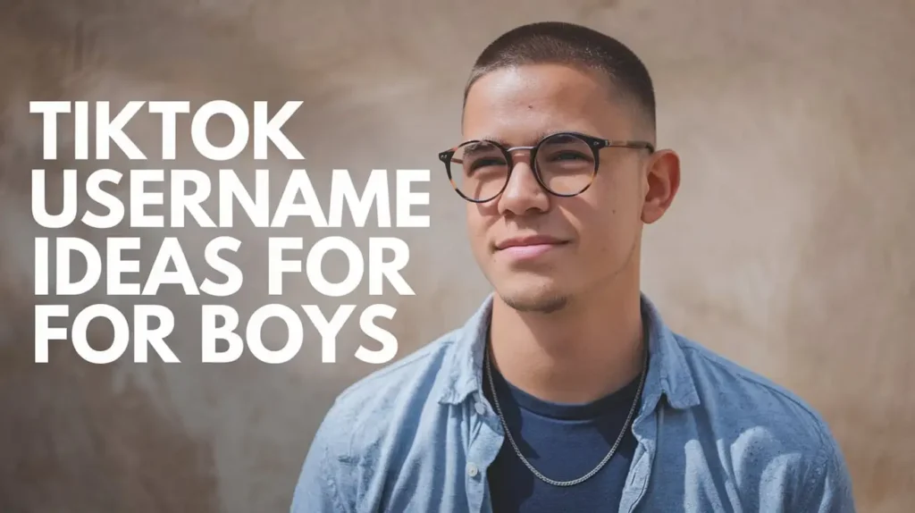 TikTok Username Ideas for Boys