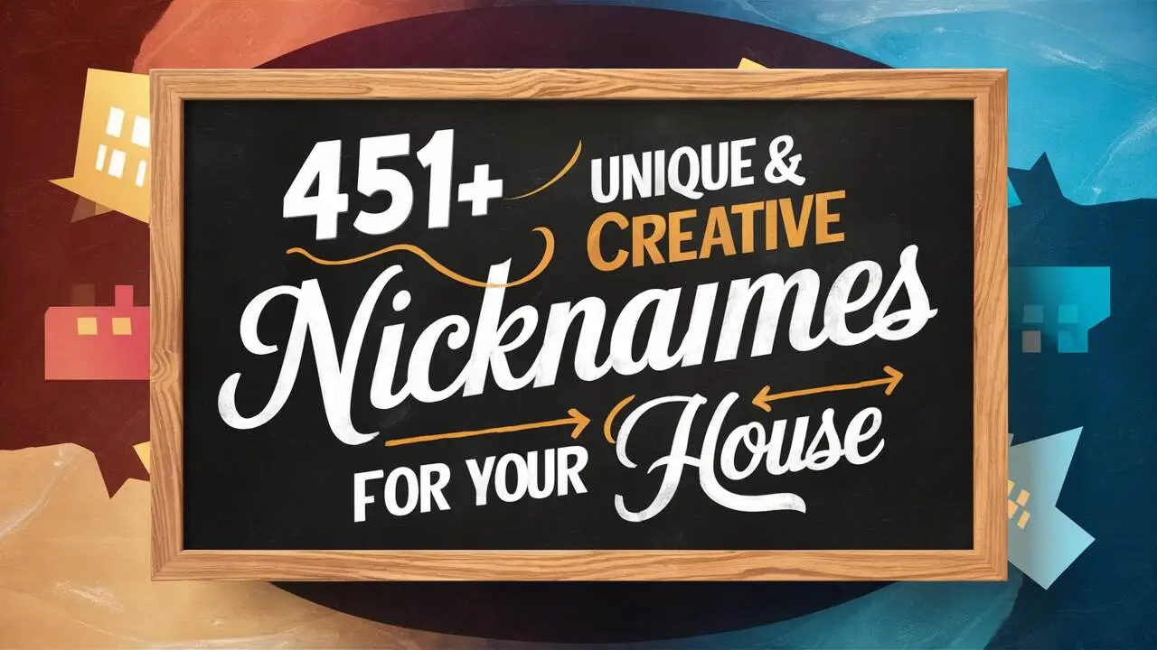 Unique & Creative Nicknames for Your House