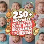 Adorable and Creative Cute Baby Nicknames to Cherish