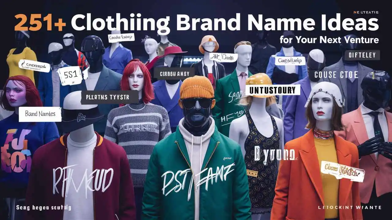 Clothing Brand Name Ideas for Your Next Venture