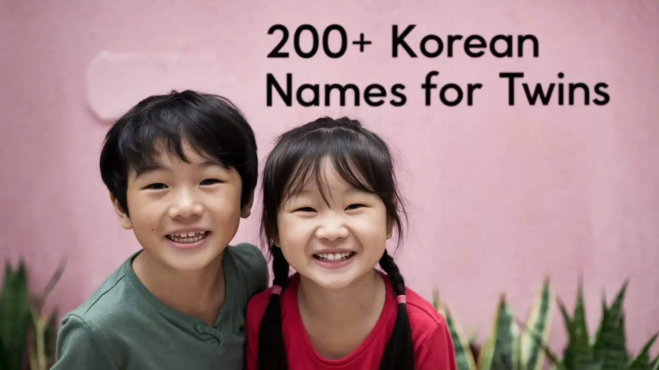 Korean Names for Twins