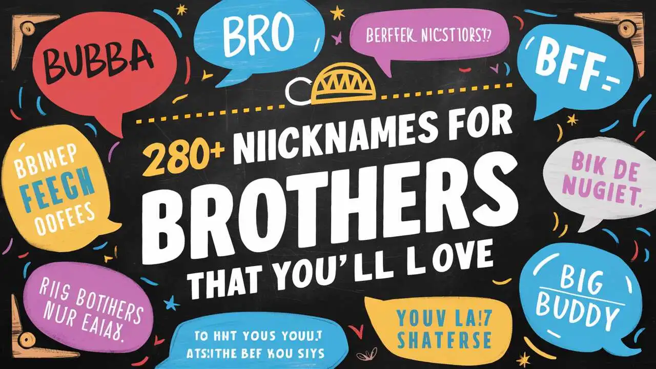 Nicknames for Brothers That You’ll Love